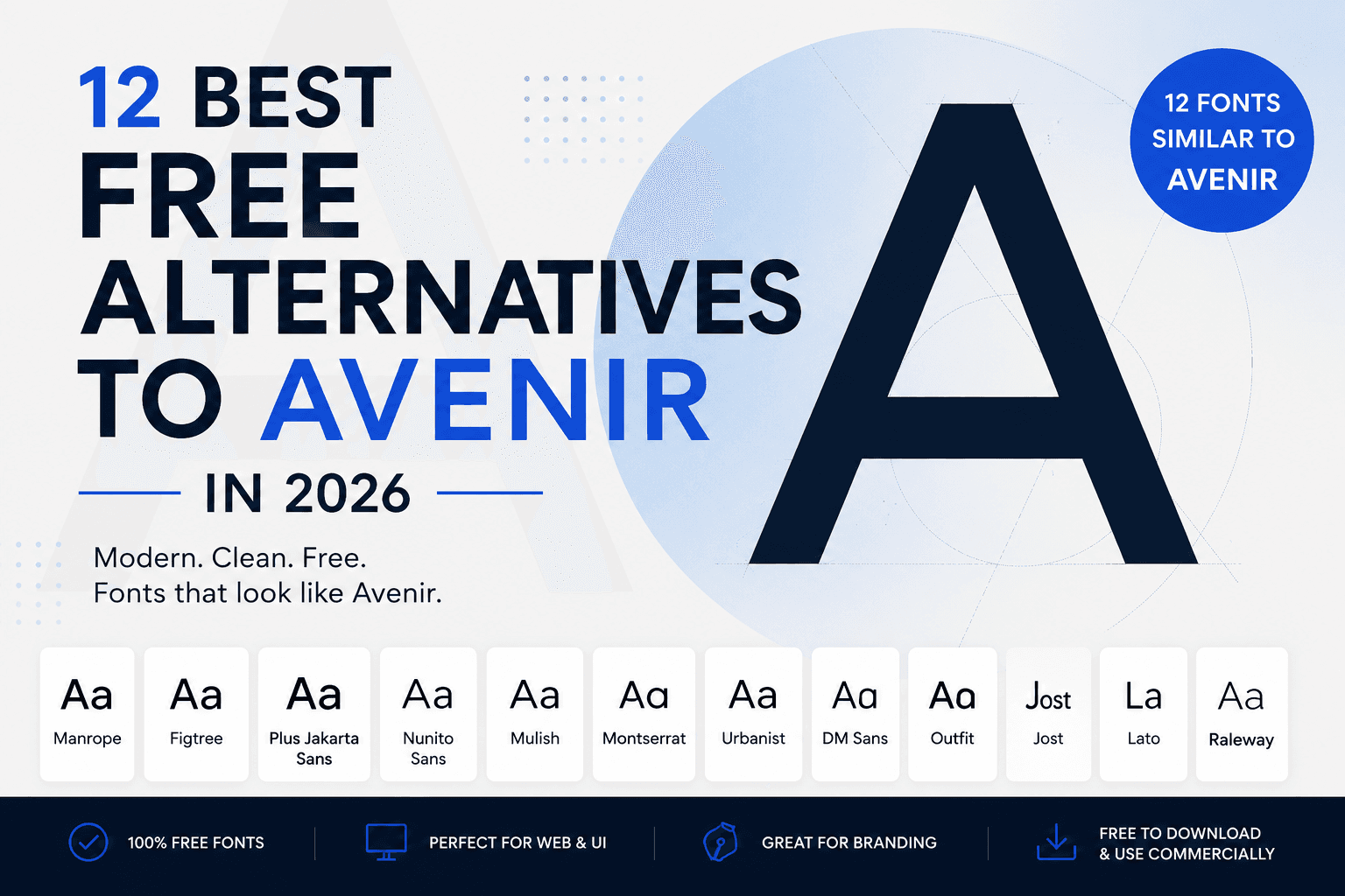 12 Best Free Alternatives to Avenir in 2026