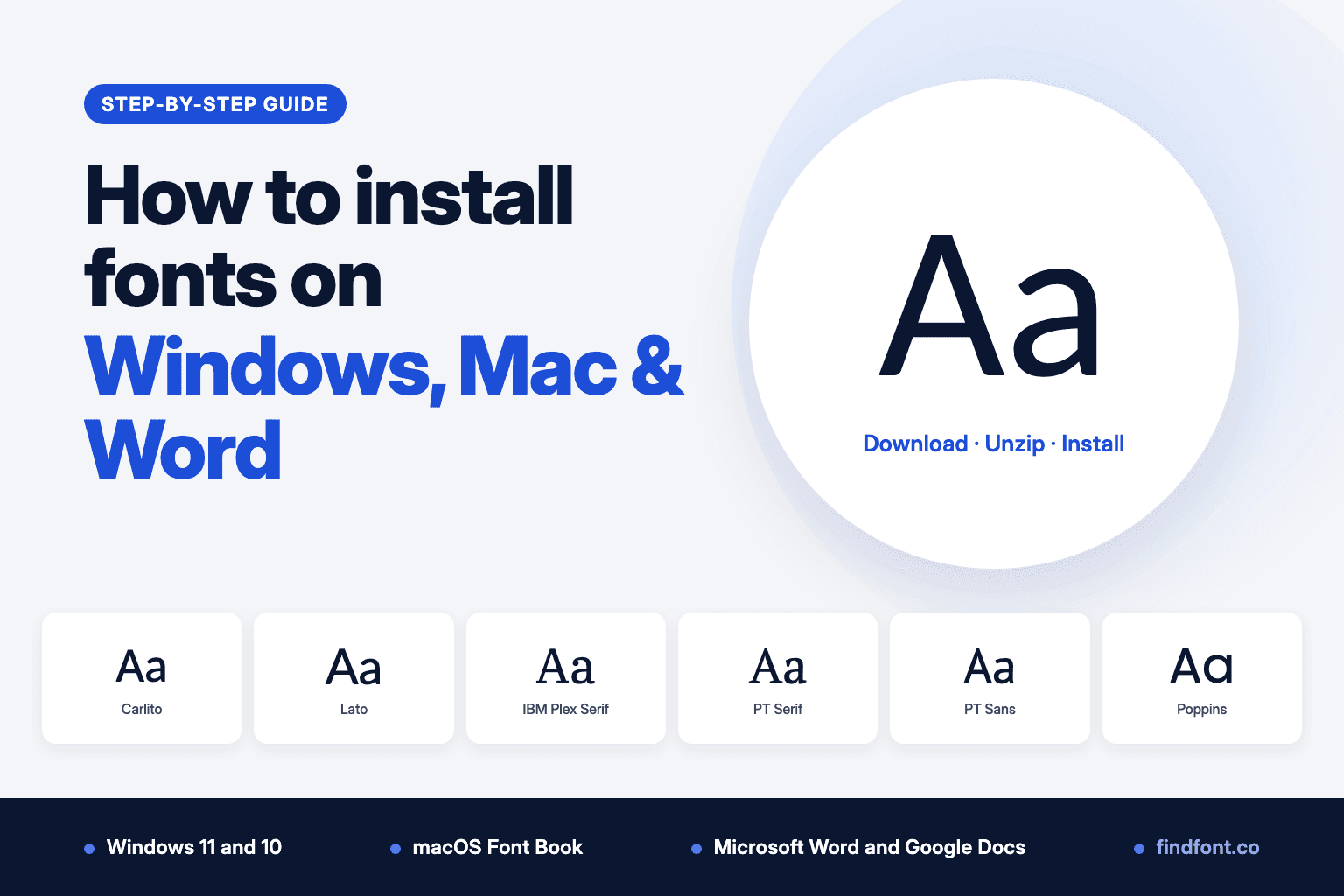 How to Install Fonts on Windows, Mac and in Microsoft Word